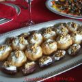 Bignè e datteri con crema di gorgonzola,[...]