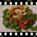 INSALATA RUCOLA, VERDURE, PERE e PARMIGIANO