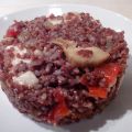 RISO ROSSO INTEGRALE CON VERDURE E TOFU