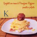 Spaghetti con crema di Parmigiano Reggiano,[...]