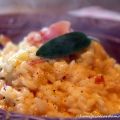 Risotto con Porri e Speck al Traminer Aromatico