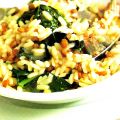 risotto con lenticchie e cavolo nero