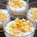 Mousse al mandarino con nocciole