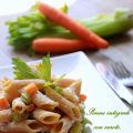 PENNE INTEGRALI CON CAROTE, SEDANO e[...]