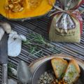 Zuppa del bosco con zucca e porcini arrostiti