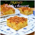 Tranci alle pesche e amaretti