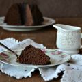 Dark chocolate cake