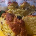 TRECCIA CON FARINA DI RISO E UVETTA