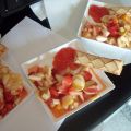 Macedonia con crema all’arancia