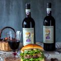 Panino gourmet con pere,noci e pecorino
