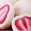 palline di fragole e yougurt