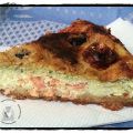 Cheesecake salata al salmone e pesto di zucchine