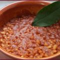 Zuppa di fagioli al vino e pomodoro