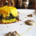 TORTINO CROCCANTE CON FUNGHI E BIETOLE DA COSTE