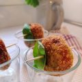 Polpette di zucchine con salsa allo yogurt