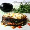 Melanzane gratinate al pesto di pomodori secchi