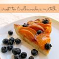 Crostata di albicocche e mirtilli senza zucchero