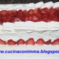 MATTONELLA PANNA E GELEE DI FRAGOLE