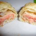 Fagottini di pasta sfoglia al salmone