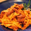Tagliatelle al ragù di cinghiale