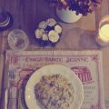 Penne mantecate al tofu e verdure di stagione