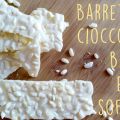 Barrette di cioccolato bianco e riso soffiato