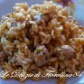 Risotto saporito con la salsiccia ^_*