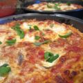 Sicilian pan pizza o pizza al padellino