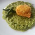 UOVO IN CAMICIA FRITTO SU PUREA DI ASPARAGI