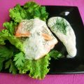 Trota al forno con salsa di panna acida / Trout[...]